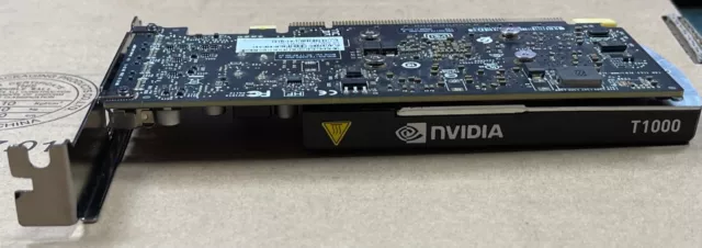 NVidia Quadro T1000 4GB GDDR6 HP Scheda Video PCI EX mai usata 4X Mini DP NUOVA 3