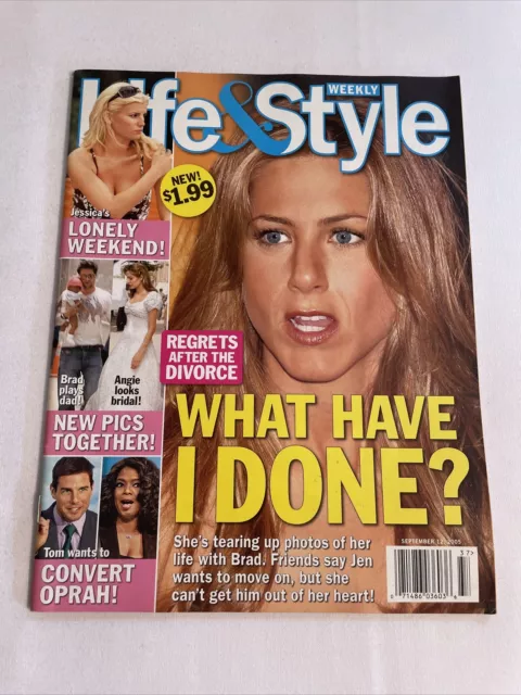 2005 September 12 LIFE & STYLE Magazine, JENNIFER ANISTON After Divorce (MH226)