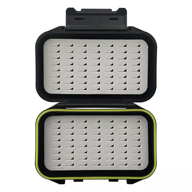 COMPACT AND EFFICIENT fly fishing box with high density foam for