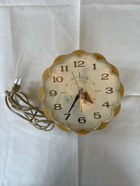 VINTAGE GENERAL ELECTRIC Wall Clock Model 2150 $9.90 - PicClick