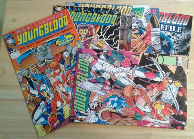 Youngblood Lot 1st Prophet + Shadowhawk Rob Liefeld Image Comics Movie VF/NM Key