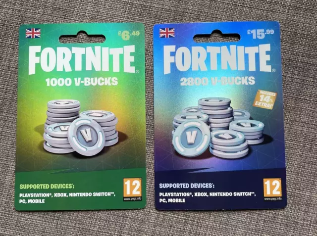 Fortnite 2.800 V-Bucks Código Digital - PentaKill Store - PentaKill Store -  Gift Card e Games