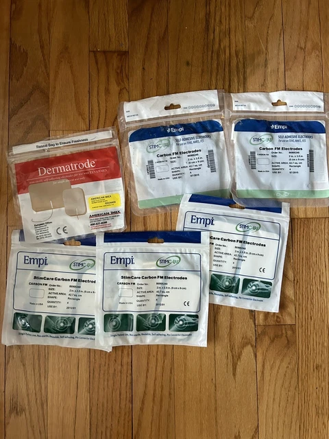 TENS Unit + Pads 2"X4" 10 Pcs 3rd Gen Latex Free Rectangular