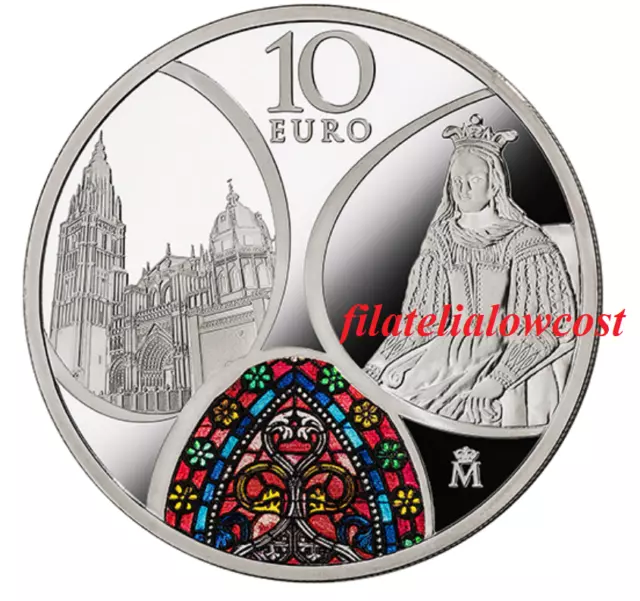 10 Euro Plata 2020 Proof Serie Europa El Gotico 8 Reales España FNMT Silver Caja 3