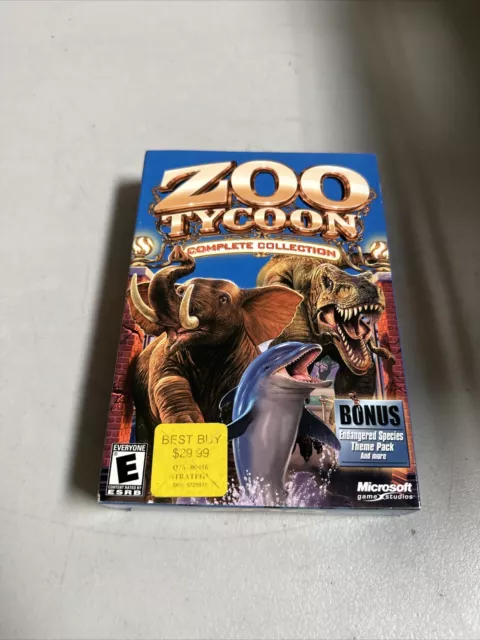 ZOO TYCOON: COMPLETE Collection (PC, 2009) Brand New Not Opened $29.95 -  PicClick