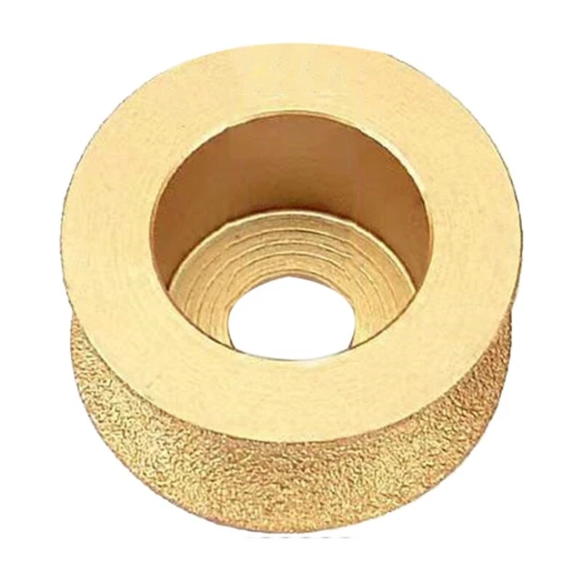20Mm Bore Dia 75Mm Round Dry Vacuum Brazed Diamond Grinding Wheel Demi-Bull P5Y1