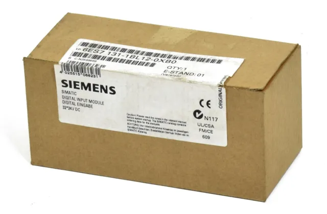 Siemens Simatic S7 ET200L-SC Digital IN,6ES7 131-1BL12-0XB0,6ES7131-1BL12-0XB0