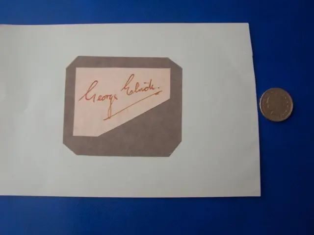 George Elrick - Autograph (code Lbb)