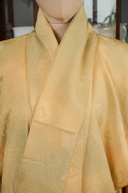 Dear Vanilla Japanese Silk Kimono Women's Robe Gown Authentic Japan Made Vintage 3