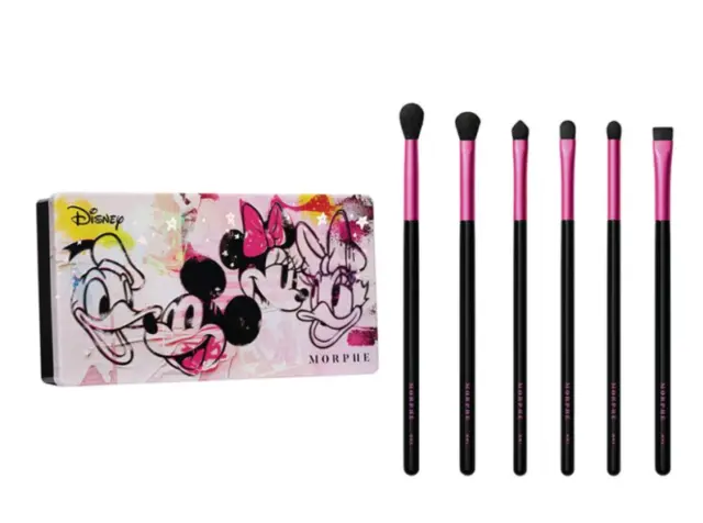 Morphe x Disney Mickey & Friends Truth Be Bold 6 piece Brush Set New In Box