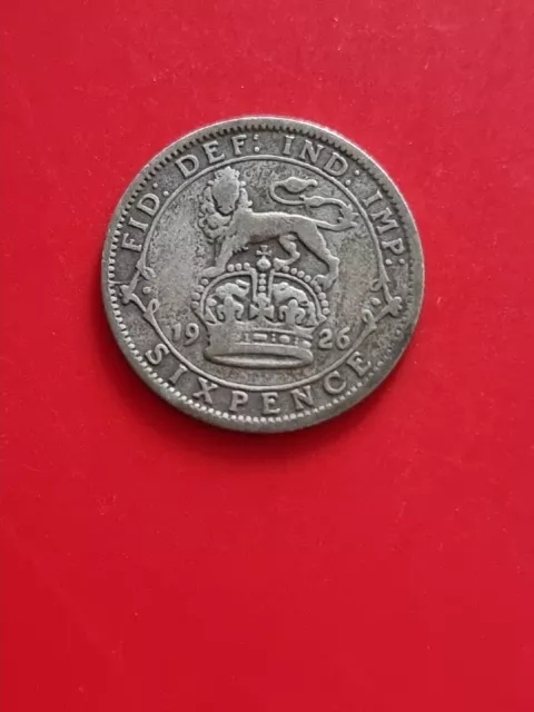 UK 1926 Sixpence