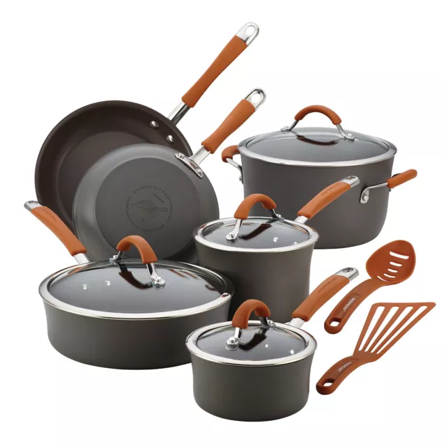 RachaelRay - 87630 Rachael Ray Cucina Hard Anodized Nonstick Cookware Pots and