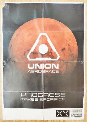Doom UAC Union Aerospace Corporation Affiche 29,5 X 41 CM Only Non Jeu Original 