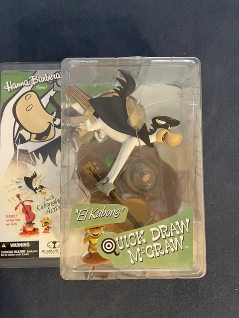 Figurines Quick Draw McGraw Et Baba Looey - El Kabong - McFarlane Toys 2019