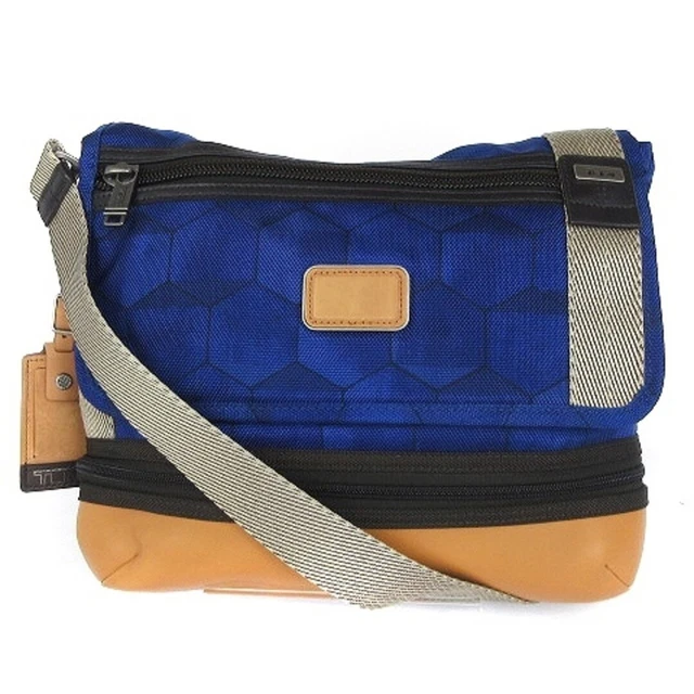 Tumi BEALE CROSSBODY Beer Shoulder Bag 222371BGP2 Blue Used