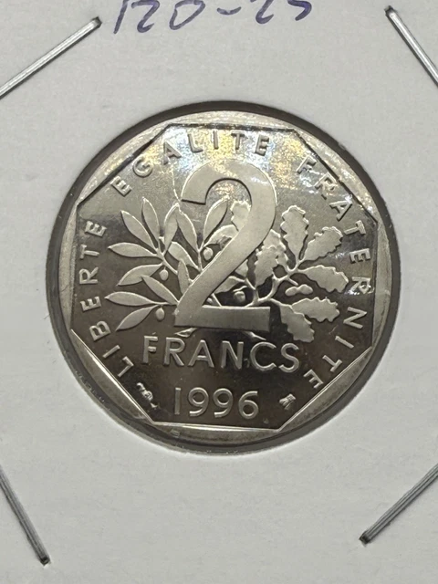 Pièce De 1 Franc 1996 Semeuse FDC - Sortie Du Coffret BE - Nickel - Qualité FDC