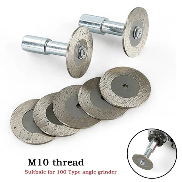 Lame lame diamantate accessori taglio giardino 1/2/5 pz. metallo argento