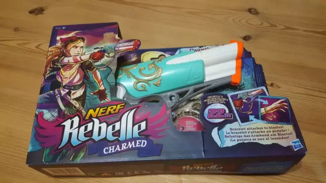 Nerf Rebelle Charmed Dauntless Blaster Steampunk Prop