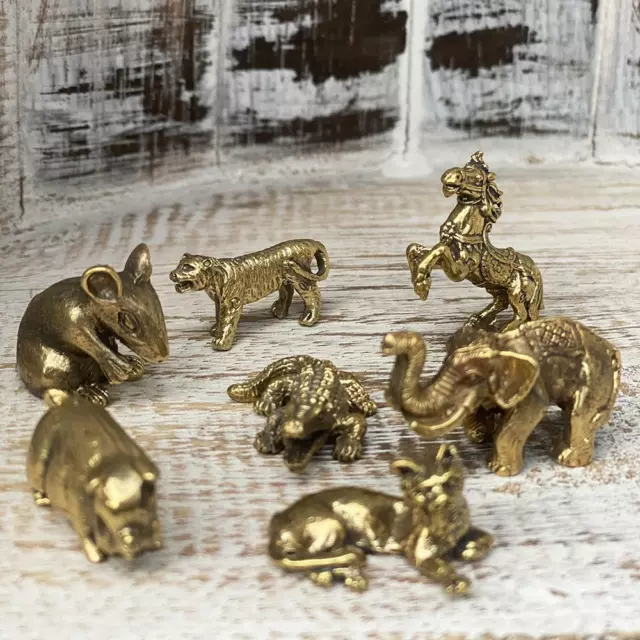 Miniature Brass Figurines