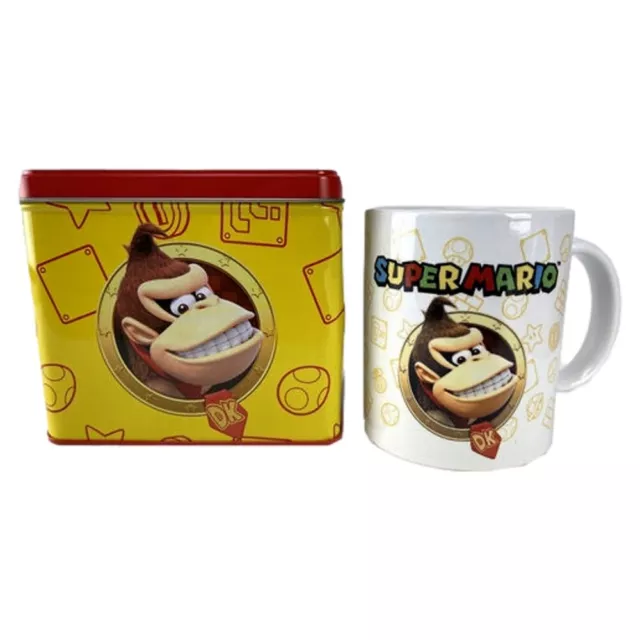 Nintendo Singe Kong Tasse Coupe Tasse Avec Tirelire Boîte A Coin 9x13x11cm