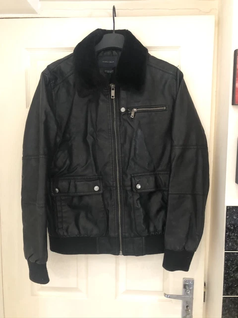 Manteau en hotsell cuir zara