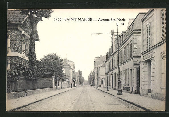 CPA Saint-Mandè, Avenue Sainte-Marie