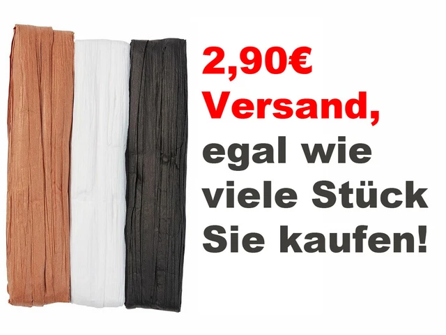 Bastelband 3 x 30 Meter Bast Band Basteln Bänder Schleifen Geschenkband