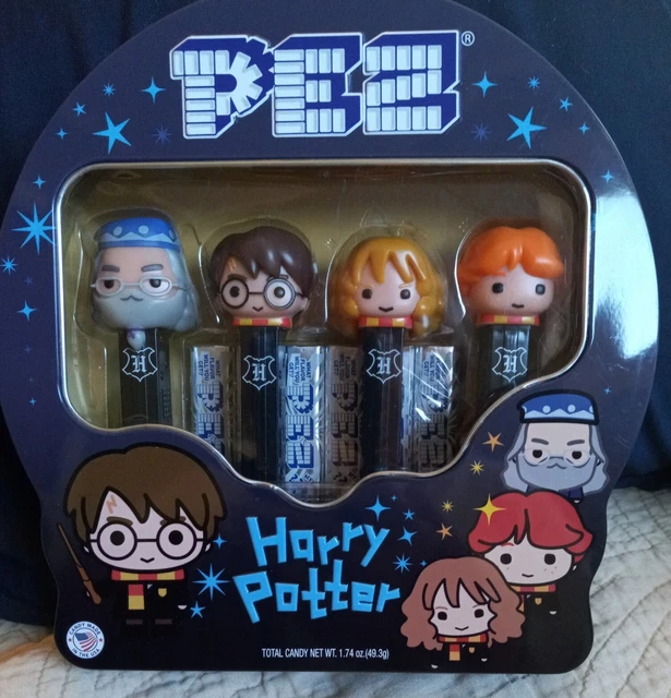 PEZ HARRY POTTER Gift Set In Collectible Tin Candy Good Till 2025 18.