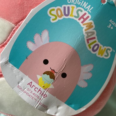 archie the axolotl squishmallow tag