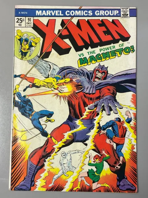 Bronze Age Marvel UNCANNY X-MEN (VOL 1) # 91 MAGNETO STEVE DITKO VG/FN 1974