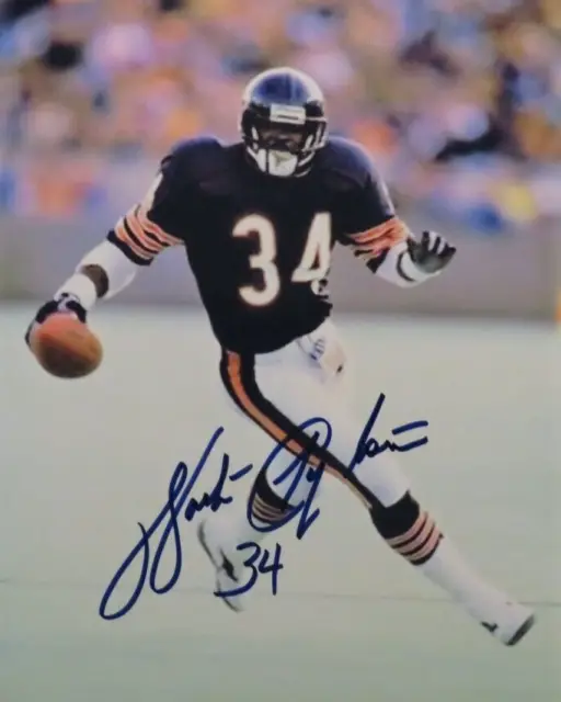 “Chicago Bears” Walter Payton Hand Signed 8X10 Color Photo