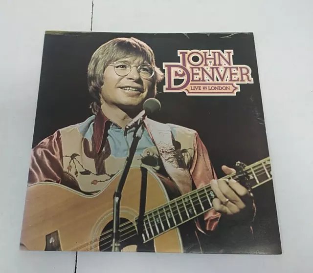 John Denver Live in London Vinyl LP Record RCA 1976 RS 1050 London Palladium