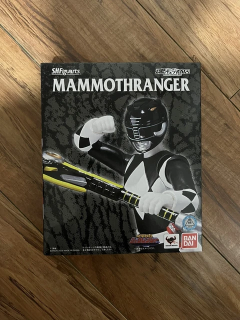 S.H.Figuarts Black/Mammoth Ranger Sentai Zyuranger Figure BANDAI Japan