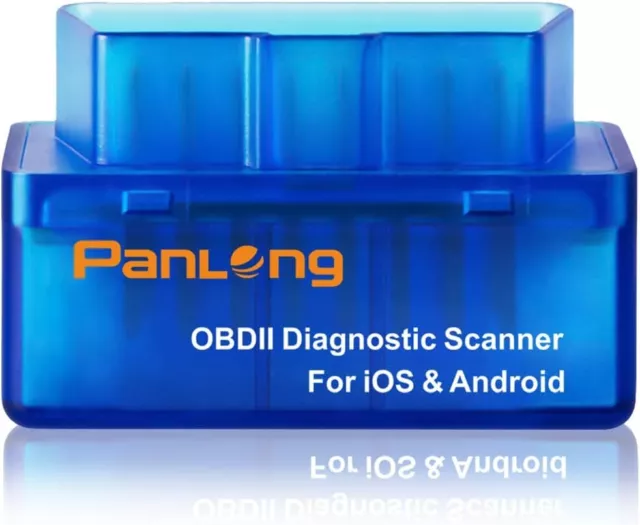 Panlong OBD2 Scanner Bluetooth for iPhone iOS Android OBDII Car Diagnostic...
