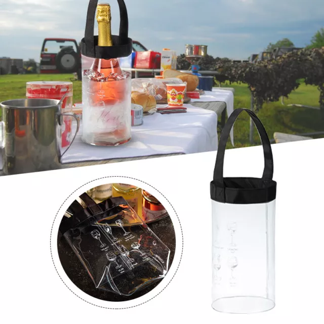 Wine Bottle Freezer Bag Chilling Cooler Ice Bag Beer Cooling Gel Holder Carrier