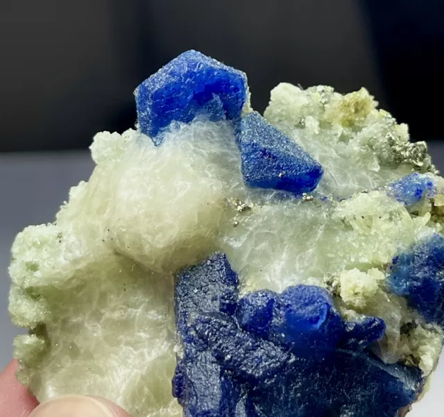 550 CTS Beautiful  Fluorescent Afghanite Crystal On Matrix Specimen , @AFG