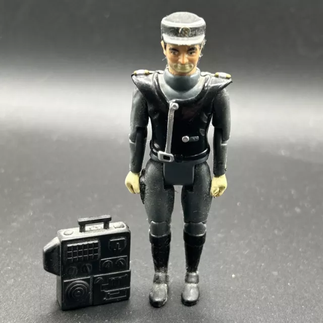 1993 Captain Black & Accessory Vintage Captain Scarlet 3.75” Action Figure