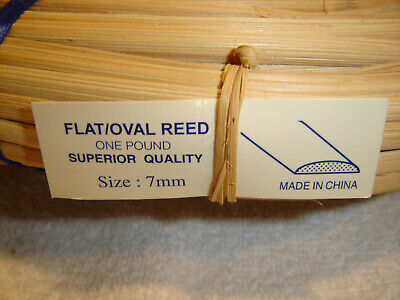 Cesta de tejer Reed Calidad Superior Plana/Oval Reed 7 mm 1 libra nos