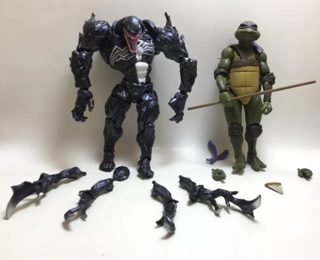 7” Venom & NECA 2018 Donatello Lot Ninja Turtles Movie tmnt Figure
