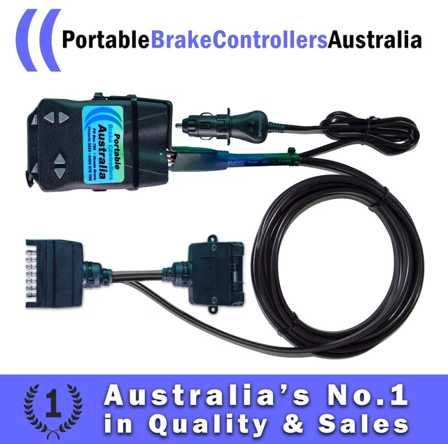 PORTABLE ELECTRIC TRAILER Brake Controller - Premium Kit EUR 166,04 ...