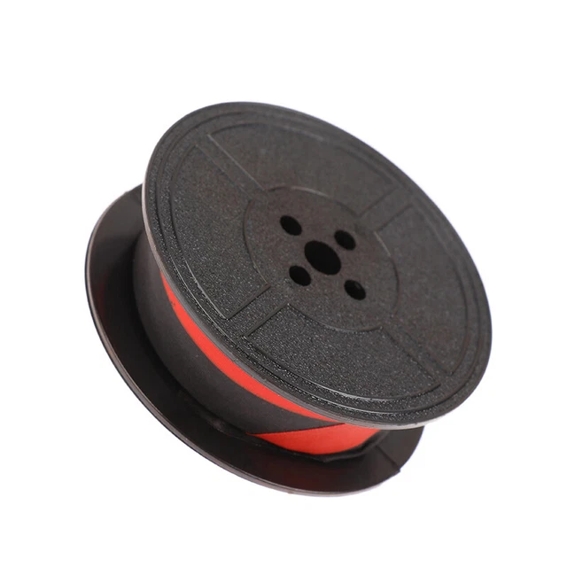 Cinta universal roja y negra compatible con impresora de máquina de escribir cinta de tinta central wi