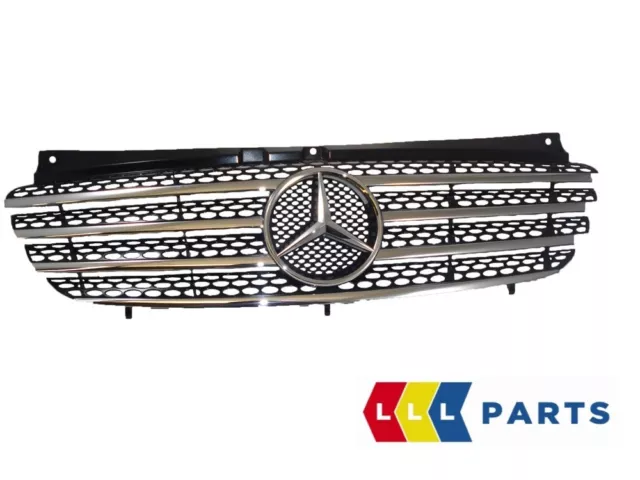 Neu Original Mercedes Benz Vito W639 Kühlergrill mit Chrom Einlagen