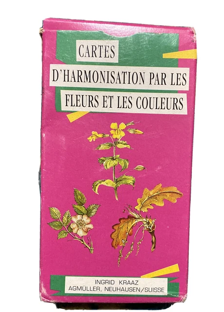 CARTES D’HARMONISATION PAR Les Fleurs Et Les Couleurs- Ingrid Kraaz $40