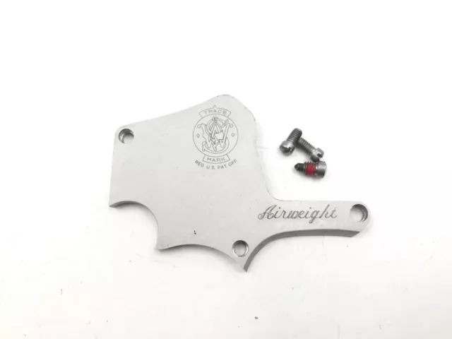 Smith & Wesson "642-1 Airweight" 38 Special Revolver Parts: Sideplate with Screw