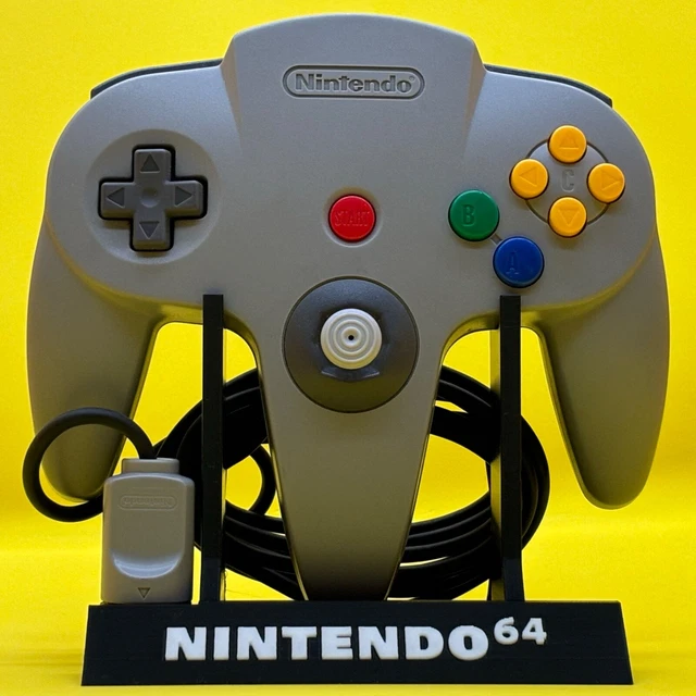 NINTENDO 64 CONTROLLER Display Stand Black and White Wired EUR 19,32 ...
