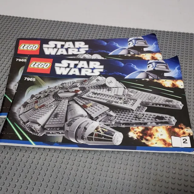 LEGO - Star Wars -  Millennium Falcon - 7965 - INSTRUCTION BOOKLETS - Lot A