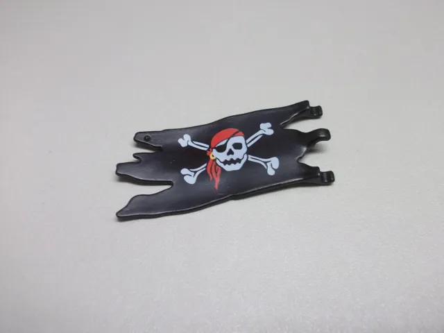 Playmobil Piraten Flagge Fahne Ersatzteil für Piratenschiff Totenkopf