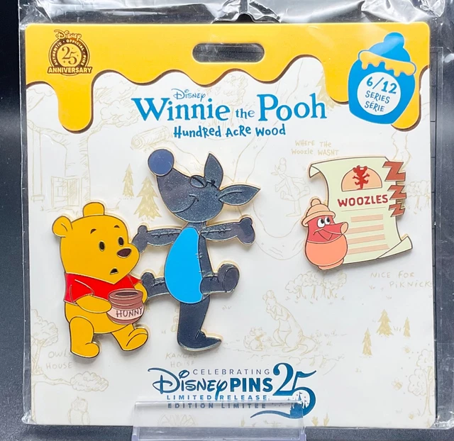 DISNEY 2025 WINNIE the Pooh Hundred Acre Wood Woozles LR Pin Set £71.86 ...