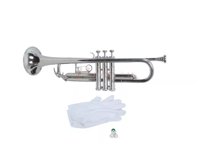 Professional Classical Marching Concert School Band Bb Indian Flat Steel Trumpet
