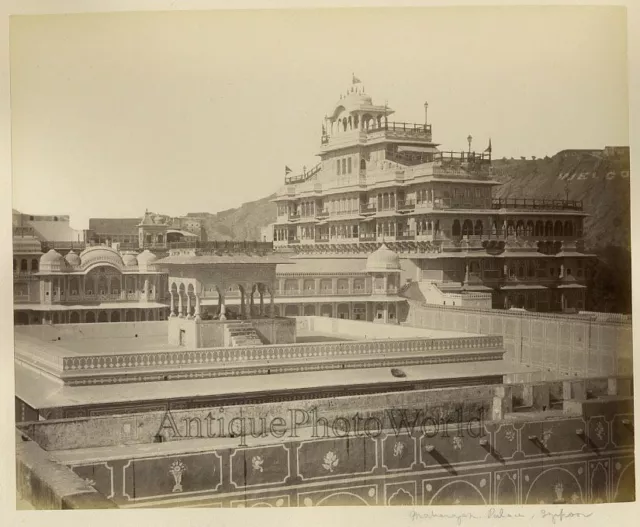 Maharaja Palace Mysore Indian albumen photo